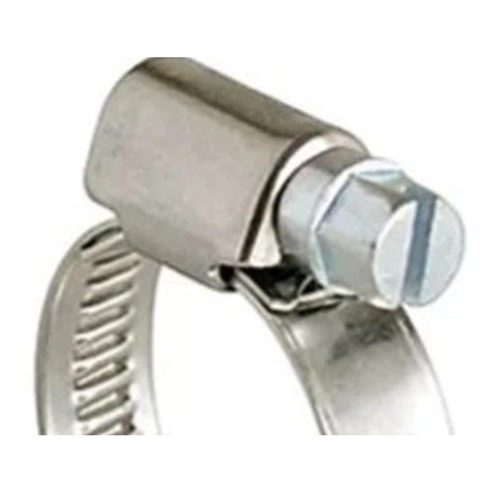 Abraçadeira Rosca Sem Fim 12 A 16 Mm Prateado - 2