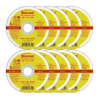 Disco De Corte Fino 4.1-2 Pol 115x1x22mm Starrett Dac115-14 - 10 Unidades - 1