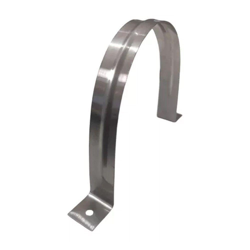 Abraçadeiras Alumínio Tubulação Externa 100mm 4'' Pol - 1