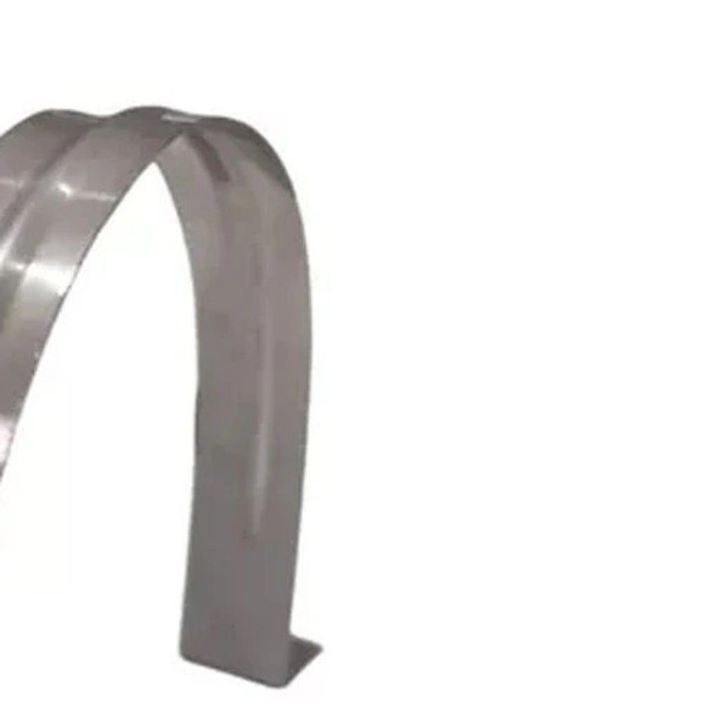 Abraçadeiras Alumínio Tubulação Externa 100mm 4'' Pol - 3