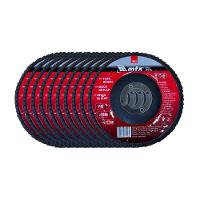 Disco De Lixa Flap 4.1-2 115x22mm Grão 60 Mtx 740289 - 10 Unidades - 1