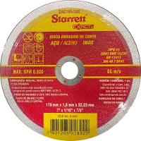 Disco De Corte 180x1.6x22mm Aço Starrett Dac180-24x - 1