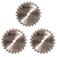 Kit Com 03 Discos De Serra Circular Para Madeira 7.1-4 185mmx2.2mm 24 Dentes Makita D-51340 - 1
