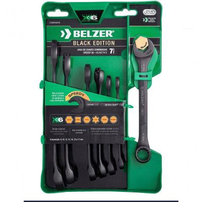 Jogo De Chave Combinada Belzer Speedy X6 8 - 17 Mm Com 7 Peças - Cx6rwm7b