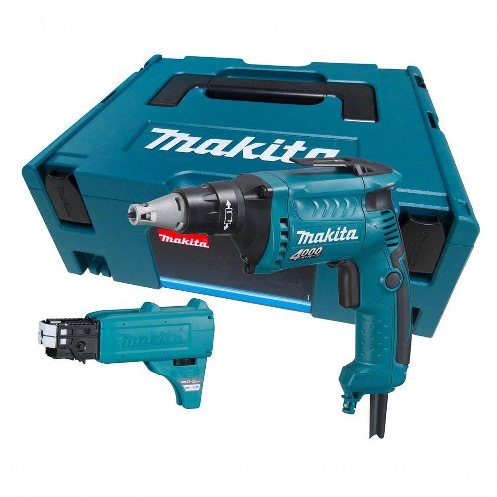 Parafusadeira Para Gesso Makita Fs4000jx2 570w Com Kit De Alimentação – Potente, Precisa E Profissio - 1