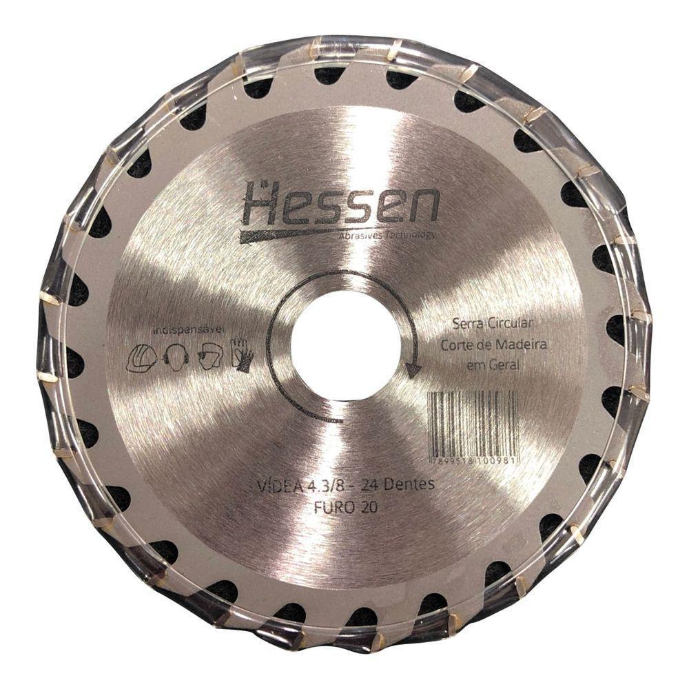 Disco De Serra Circular Para Madeira 4.3-8 110mm 24 Dentes Hs 39097 - 1