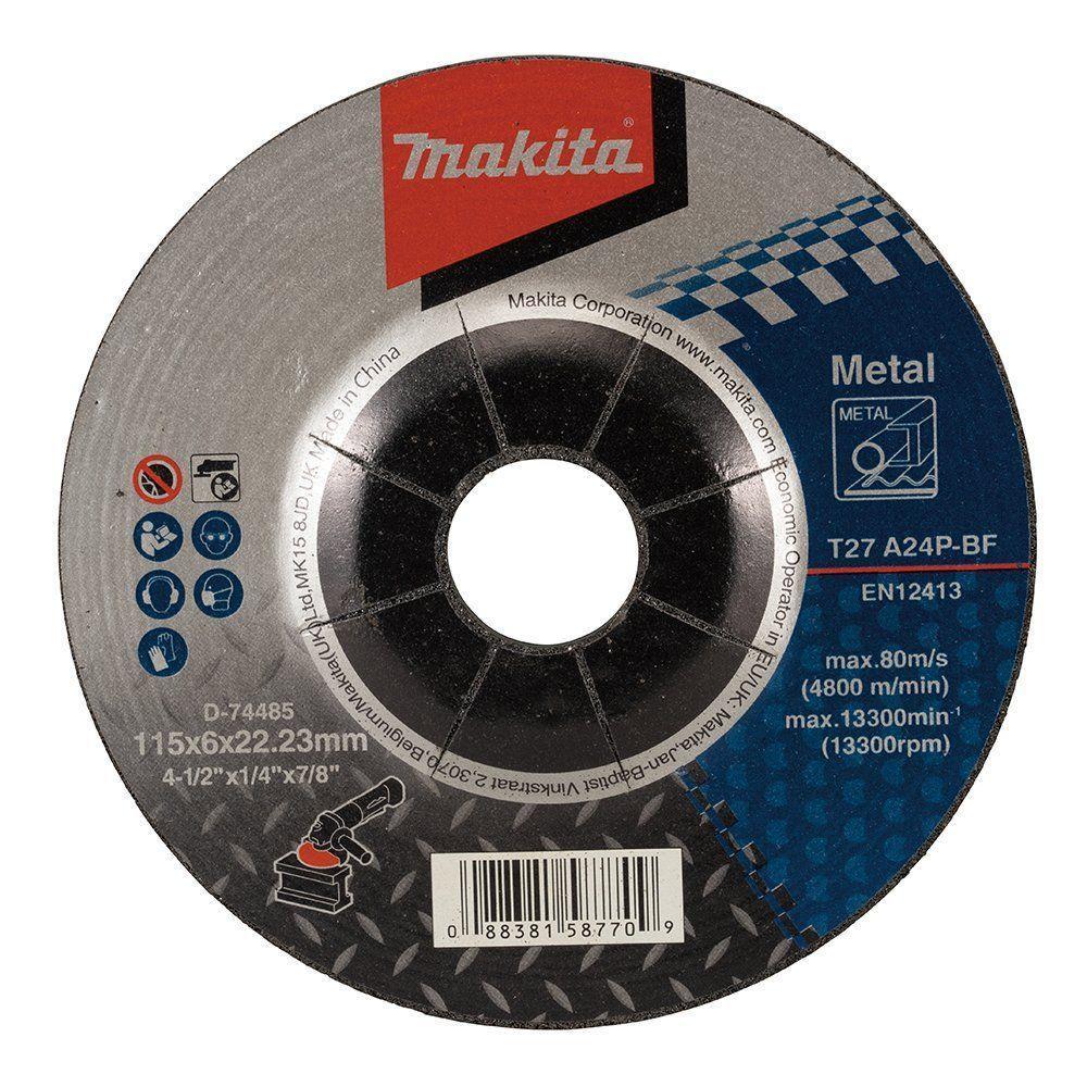 Disco De Desbaste Para Aço 115mm Makita D-74485 - 50 Unidades - 2