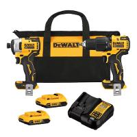 Kit Furadeira Parafusadeira Dcd709 + Parafusadeira Impacto Dcf809 Atomic 20v Dewalt Dck279d2-br - 1