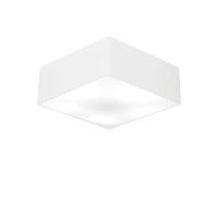 Plafon Quadrado Md-3050 Cúpula Em Tecido 12/40x40cm Branco - Bivolt - 1