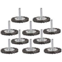 Escova De Aço Circular Ondulado 50mm Com Haste Makita D-39964 - 10 Unidades - 1