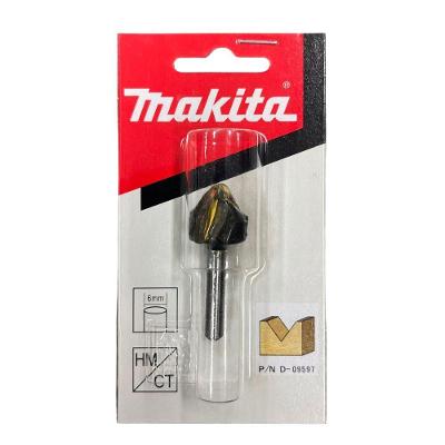 Fresa Para Tupia Ponta V 19mm Haste 6mm Makita D-09597