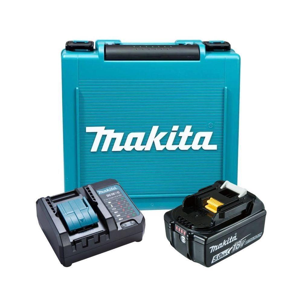 Kit De Energia 18v Lxt Makita Kitmak1850b 01 Bateria 5ah + Carregador - 1