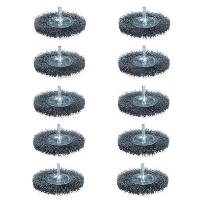 Escova De Aço Circular Ondulado 63mm Com Haste Makita D-39970 - 10 Unidades