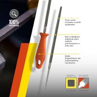 Lima Mecânica Quadrada Bastarda 8 Nicholson Com Cabo 13081bc - 2