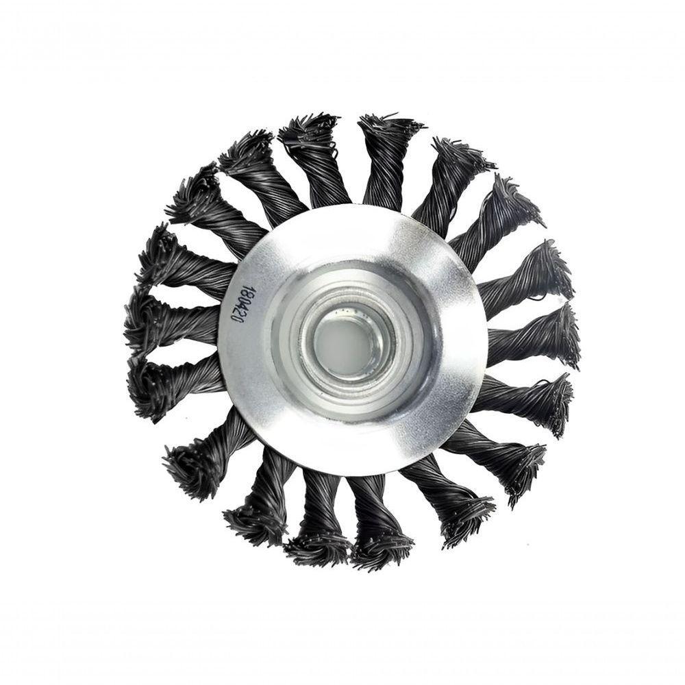 Escova De Aço Tipo Cônica Fio Trançado 100mm M14 Makita D-55407 - 2