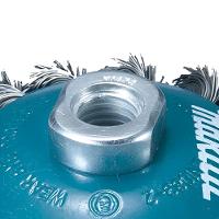 Escova De Aço Tipo Cônica Fio Trançado 100mm M14 Makita D-55407 - 3