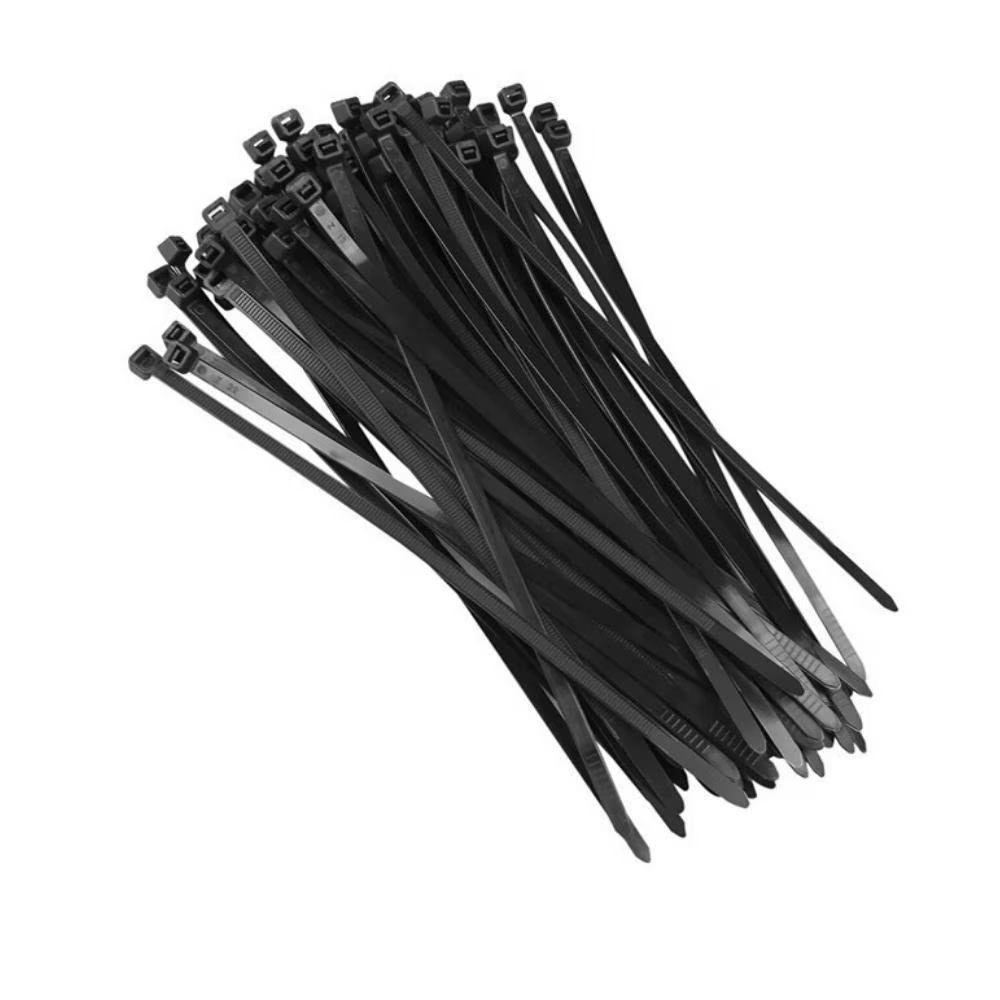 Abraçadeira De Nylon 100x2.5mm Preta C-100pç Fertak 1306 - 1