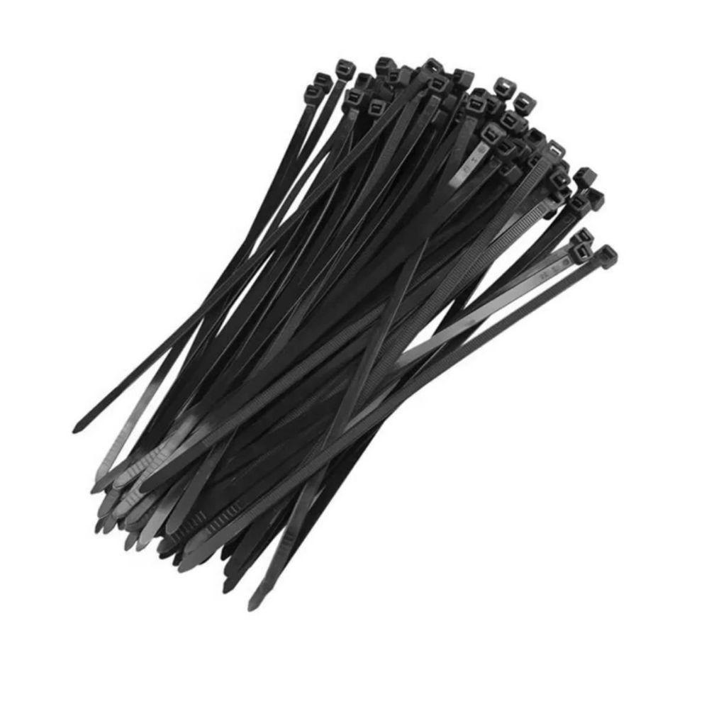 Abraçadeira De Nylon 100x2.5mm Preta C-100pç Fertak 1306 - 2