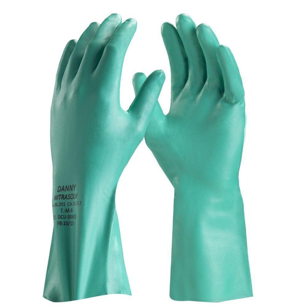 Luva Nitrílica Com Forro Danny Nitrasolv Da36201 G - 1