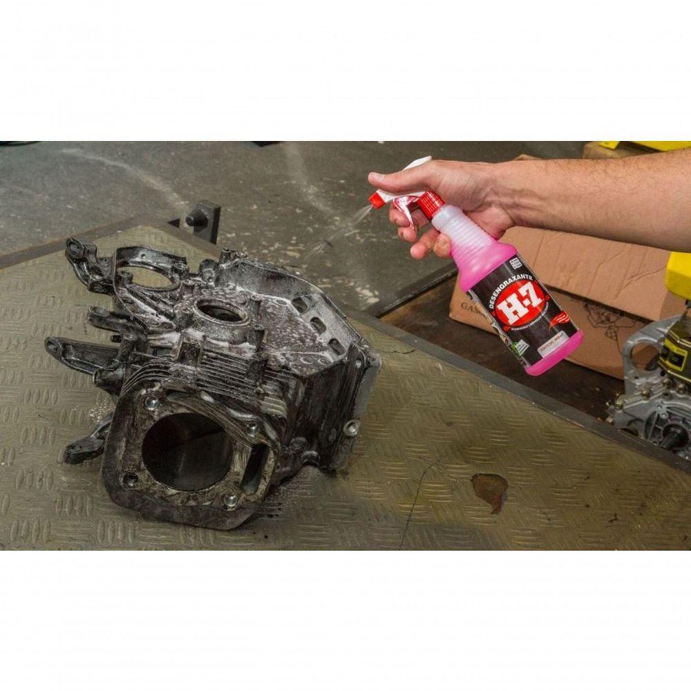 Desengraxante E Removedor Para Limpeza Pesada H7 Spray 1 Litro - 3