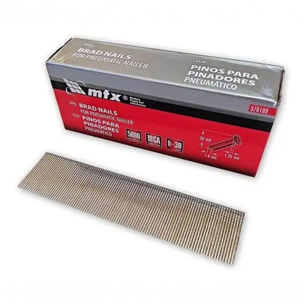 Pinos Para Pinador Pneumático F30 Cálibre 18ga 30mm Caixa C-5000 Mtx 576109 - 1