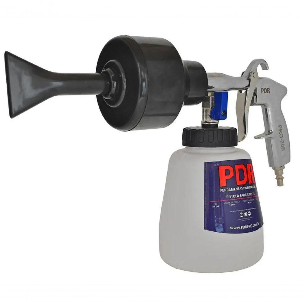 Pistola Shampoozeira Pneumática 1 Litro Pdr Pro-208 - 1
