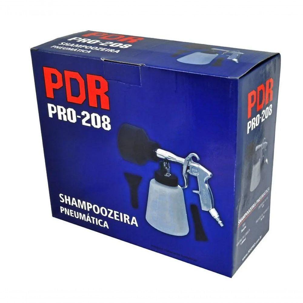 Pistola Shampoozeira Pneumática 1 Litro Pdr Pro-208 - 4