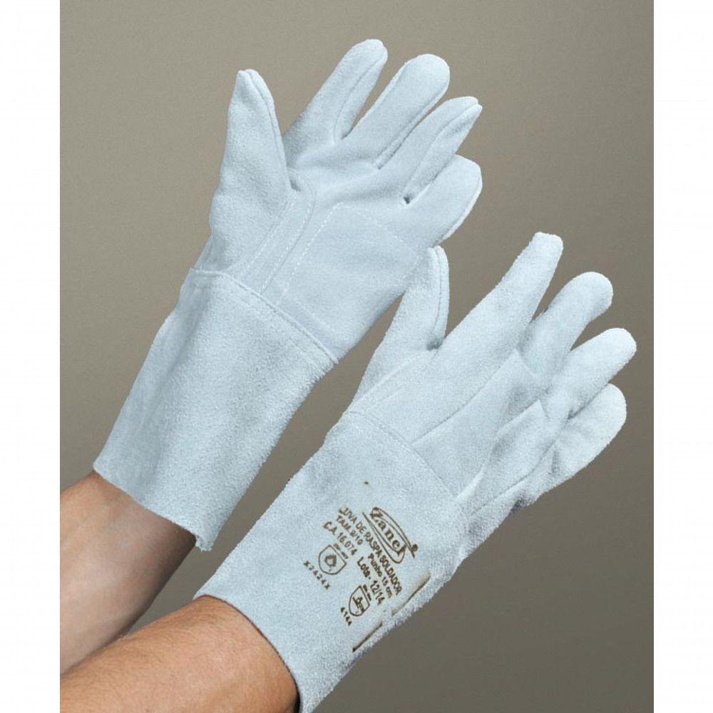 Luva Raspa Soldador Curta Cano 7cm Zanel C-07crr Ca16074 - 2