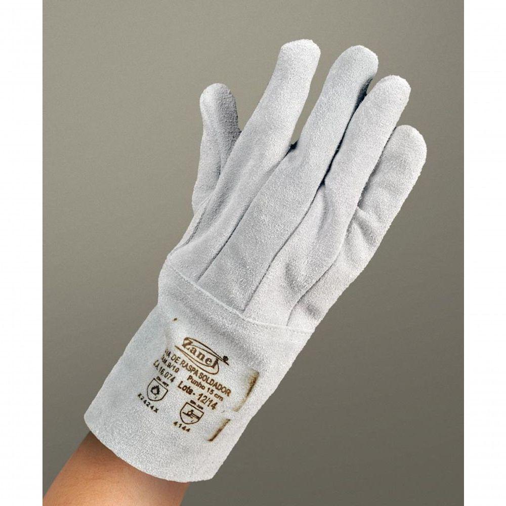 Luva Raspa Soldador Curta Cano 7cm Zanel C-07crr Ca16074 - 3