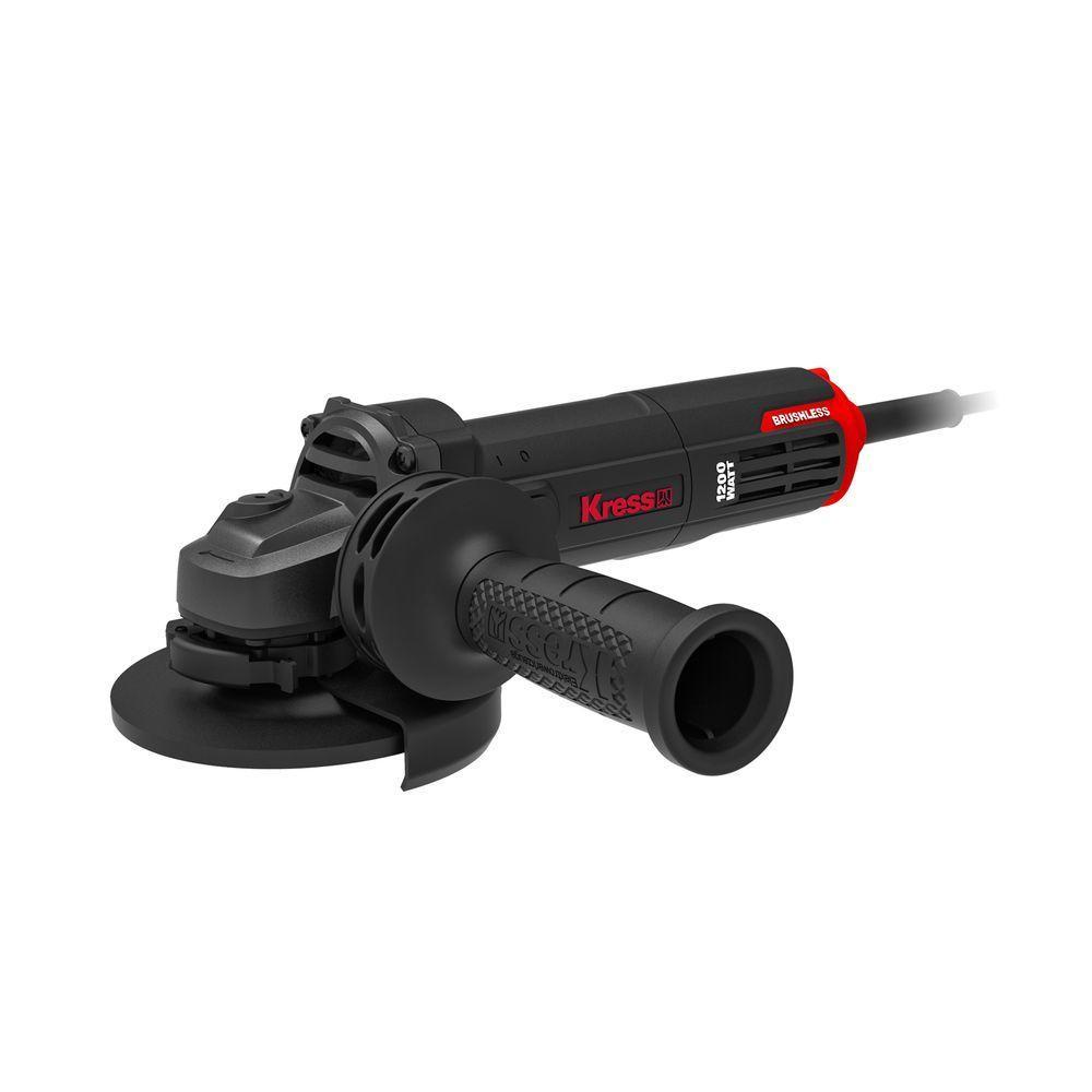 Esmerilhadeira Angular Kress Kus26 Brushless 115-125mm 1200w – Potente, Resistente E Profissional - 1