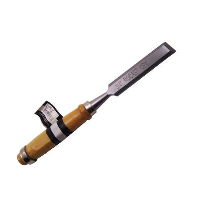 Formão Chanfrado 19mm 3-4 Com Cabo De Madeira Rocast