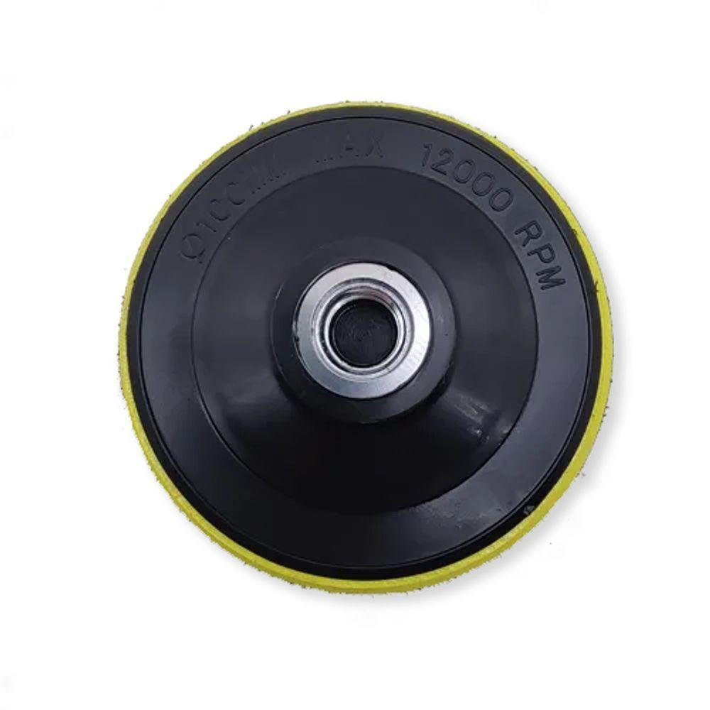 Suporte Com Velcro Para Disco De Lixa Diamantada Para Polimento De Granito 100mm M14 Import - 1