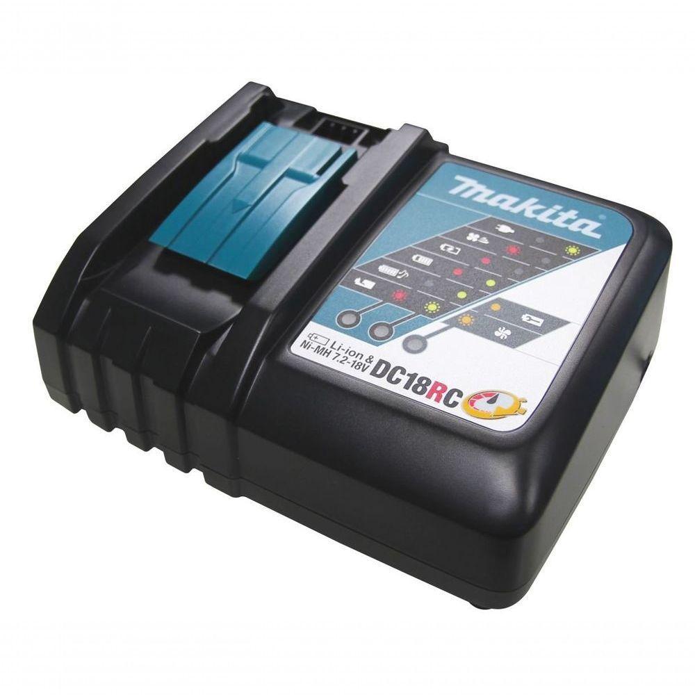 Carregador Rápido Makita Dc18rc 18v E 14.4v íons De Lítio – Potente, Profissional E Eficiente - 1