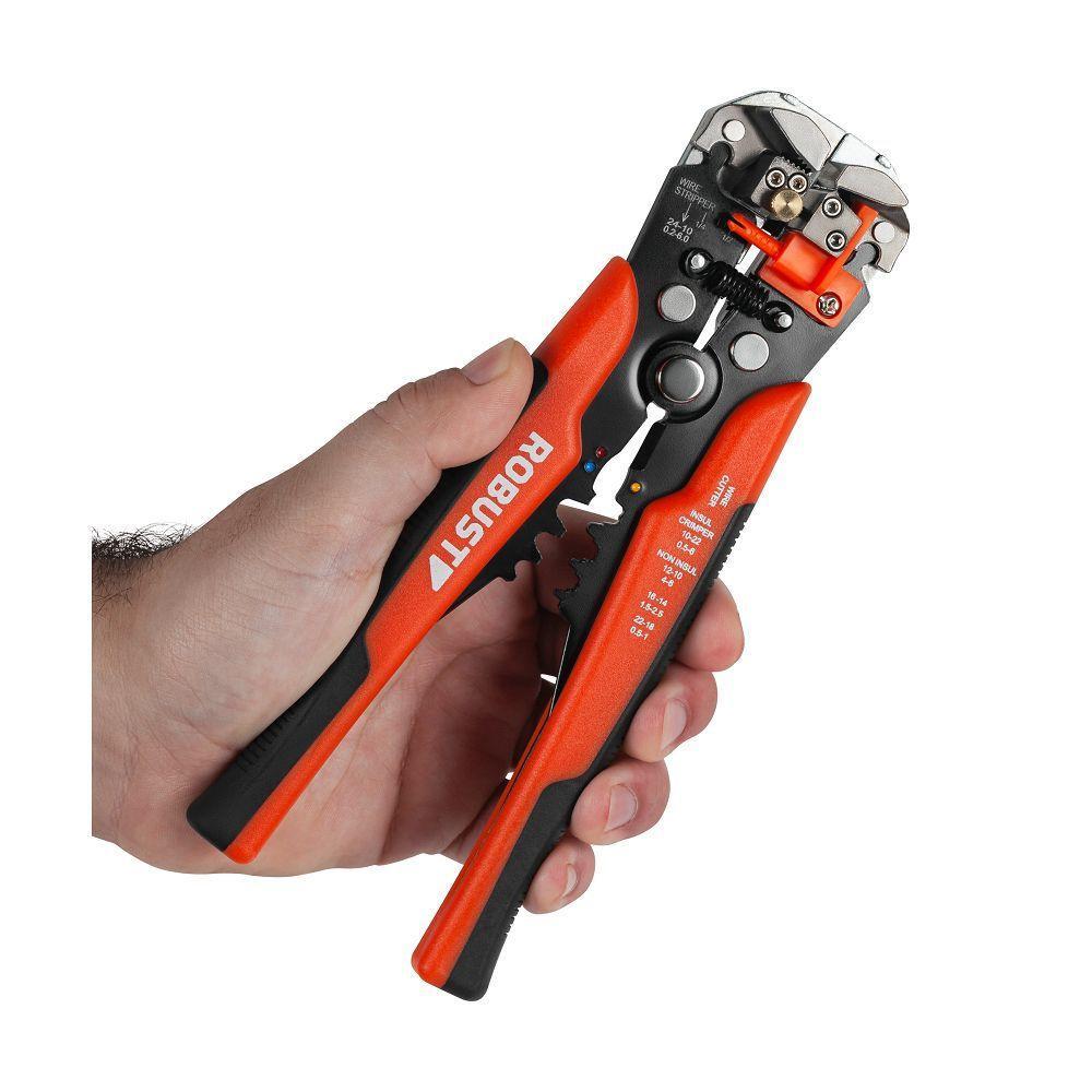 Alicate Decapador Crimpador De Fios 8 Robust 3370163 - 2