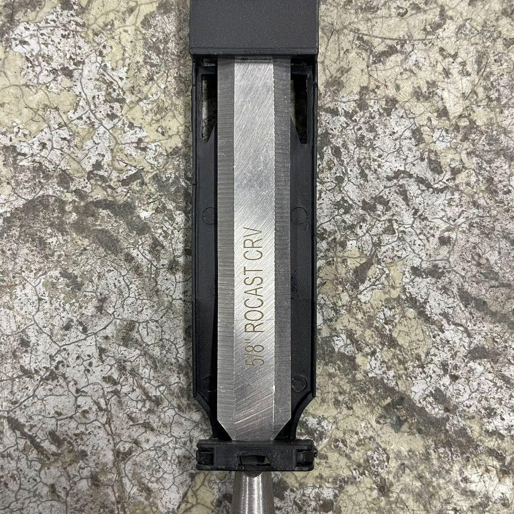 Formão Chanfrado 16mm 5-8 Com Cabo De Madeira Rocast - 2