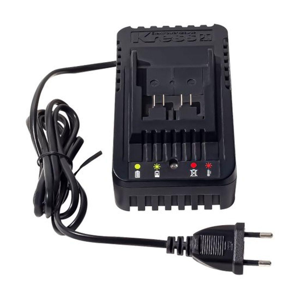 Carregador De Bateria Rápido Bivolt 20v Kress Kac21 - 4
