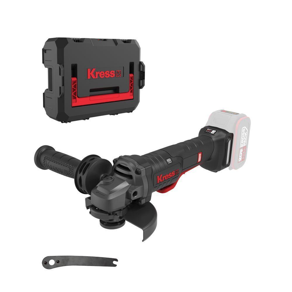 Esmerilhadeira Angular Kress 20v 115-125mm Kuh04.91 – Potente E Resistente - 7