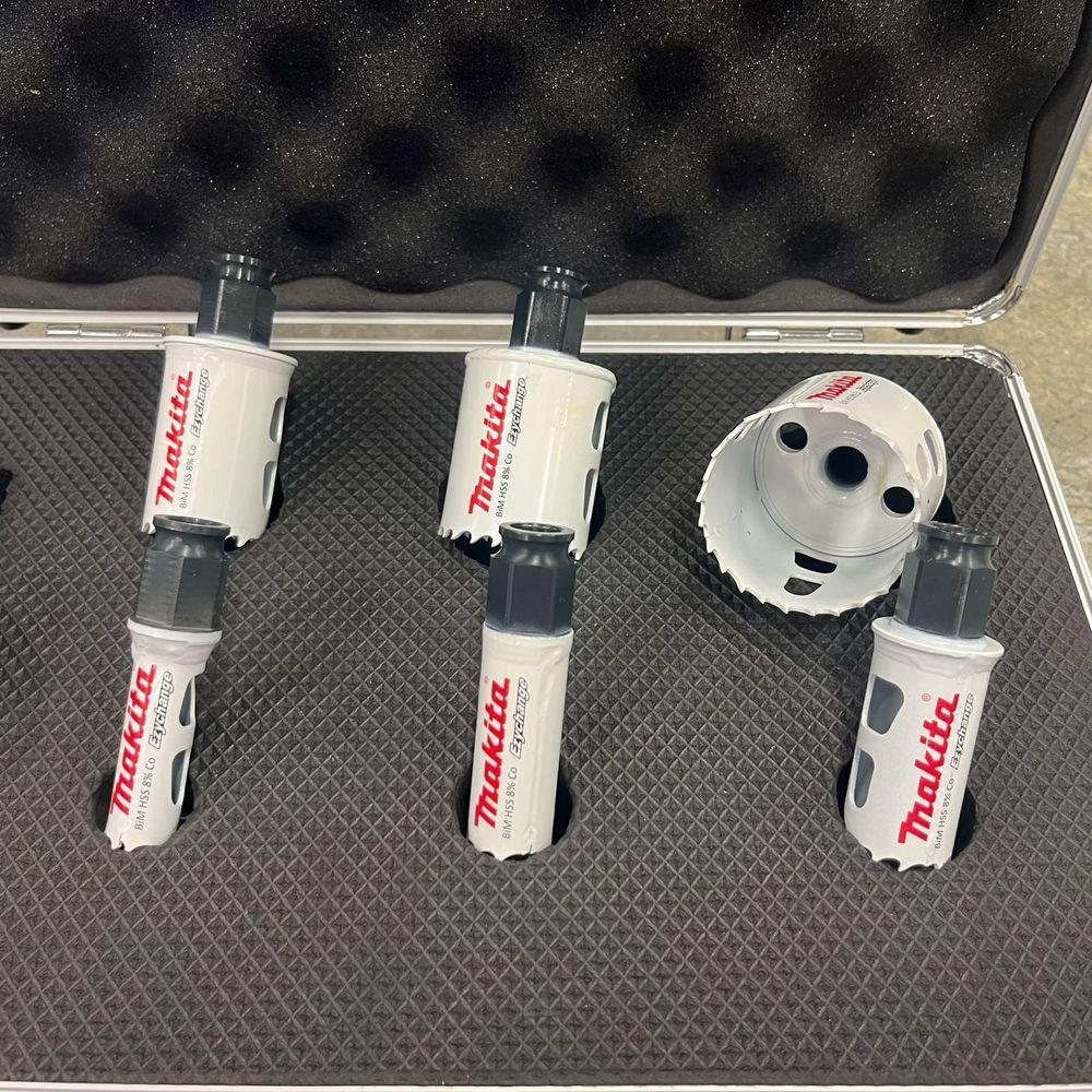 Jogo Serra Copo Ar 16-51mm 7 Peças Com Maleta Makita E-12310 – Corte Preciso E Resistência - 3