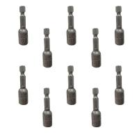 Kit 10 Bit Soquete Canhão Magnético Makita 5-16 1-4x50mm E-01862 – Resistente E Profissional - 1