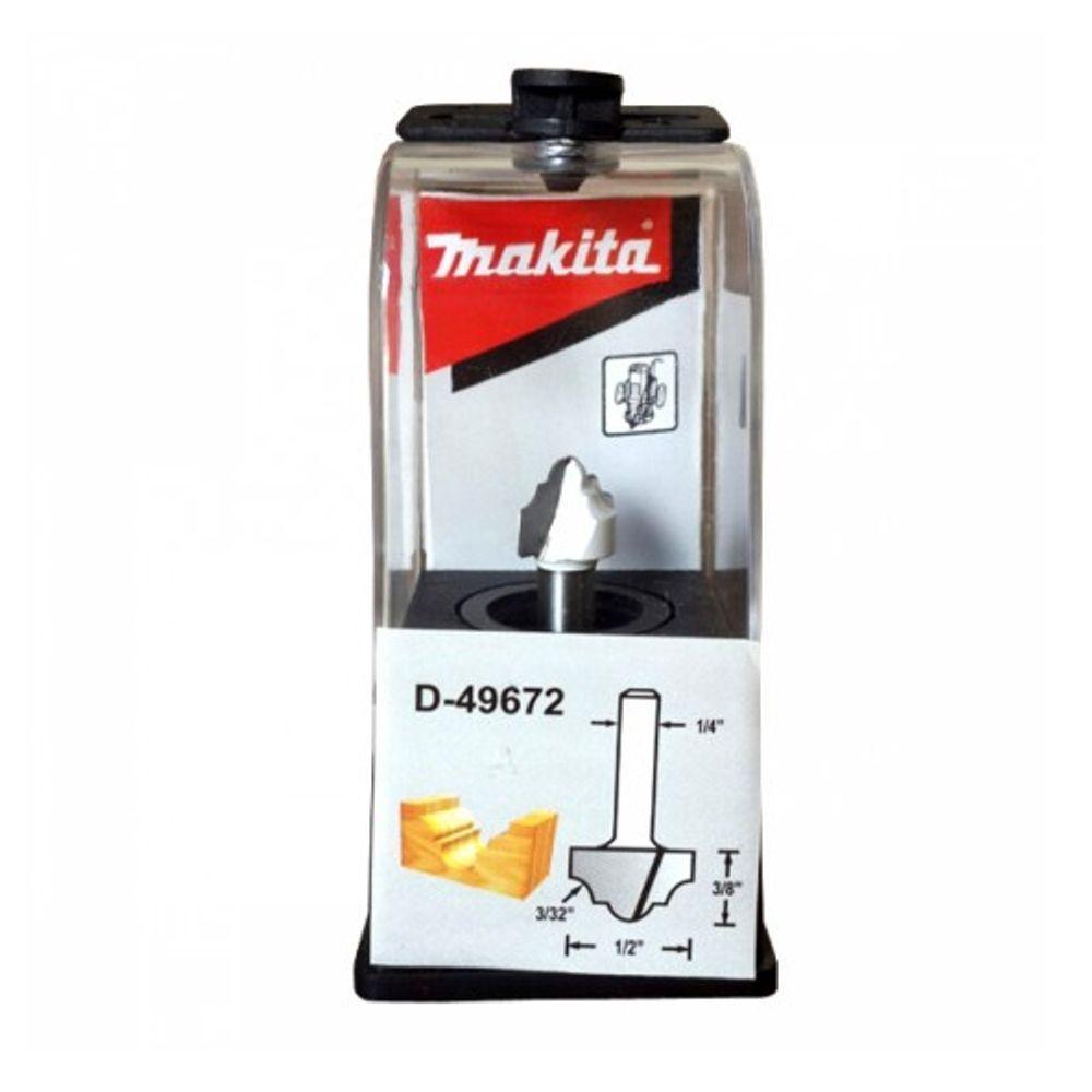 Fresa Para Tupia Imersão 1-2 Haste 1-4 Makita D-49672 - 1