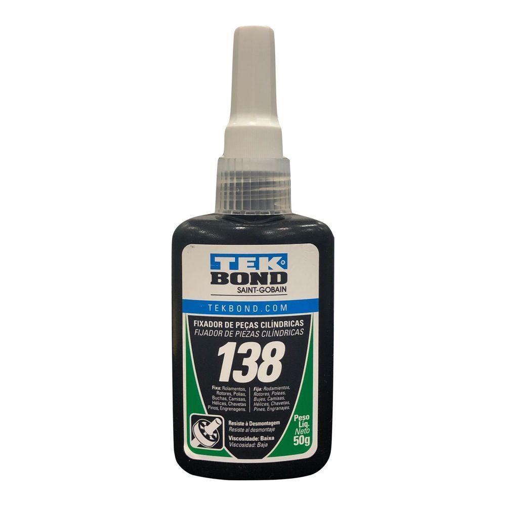 Adesivo Trava Rolamentos 50g Verde Baixa Viscosidade 138 Tekbond - 1