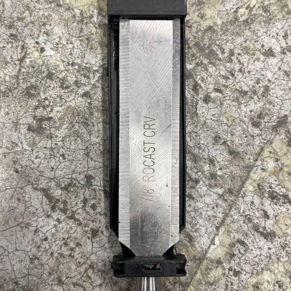 Formão Chanfrado 22mm 7-8 Com Cabo De Madeira Rocast - 2