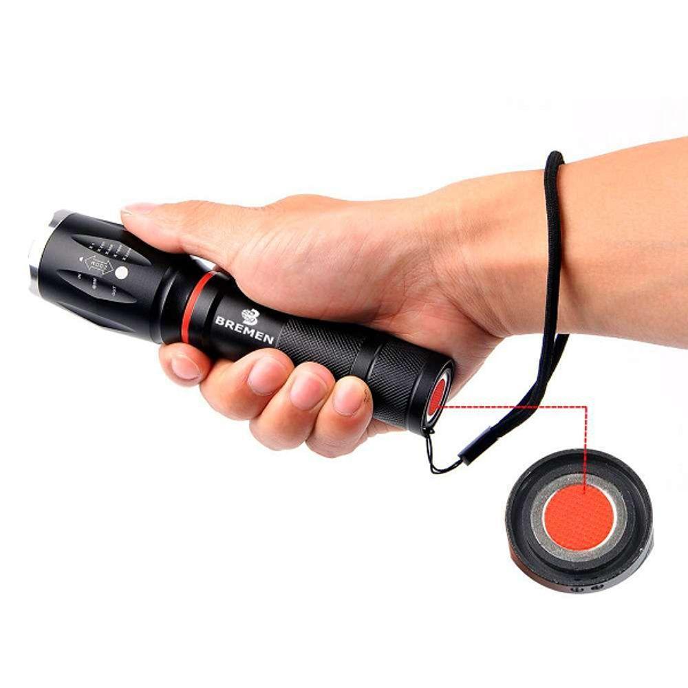 Lanterna Tatica Led T6 300 Lúmens Recarregável Xpe 9428 - 2