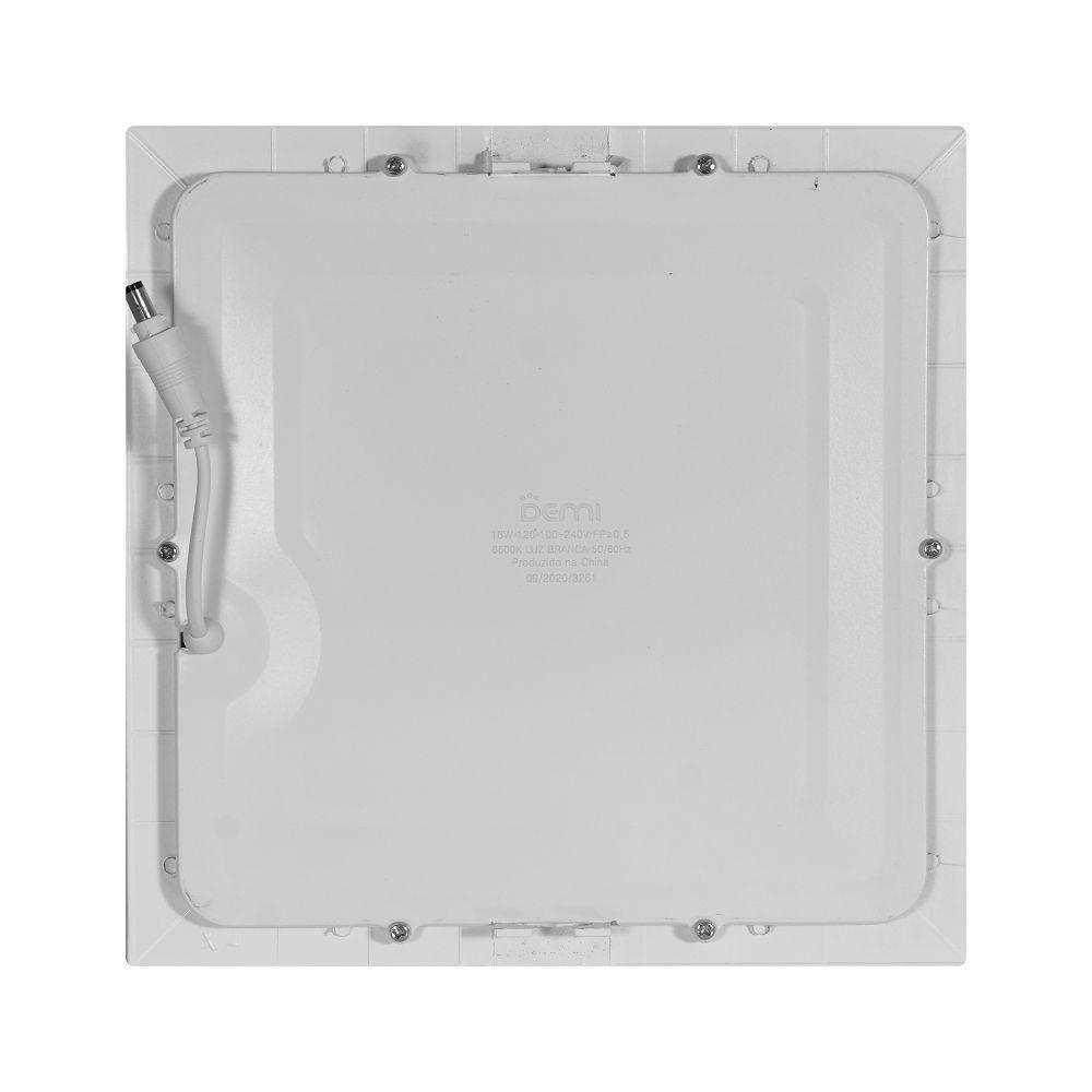 Luminária Painel Led 18w Embutir Quadrada 22cm 6500k Demi 8210 - 3