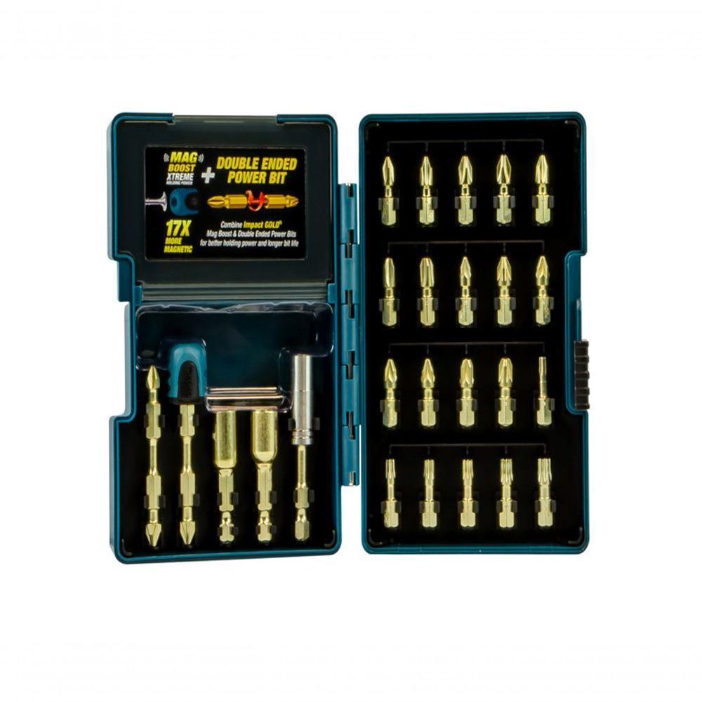 Jogo De Bits Diversos Impact Gold 26 Peças Makita B-69163 – Resistente E Preciso - 1