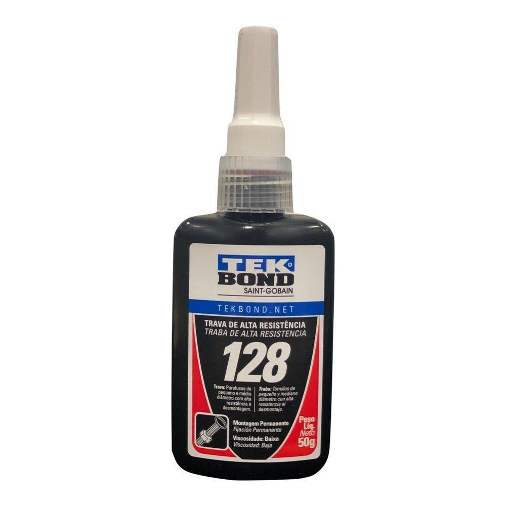 Adesivo Trava Roscas 50g Vermelho Baixa Viscosidade 128 Tekbond - 1