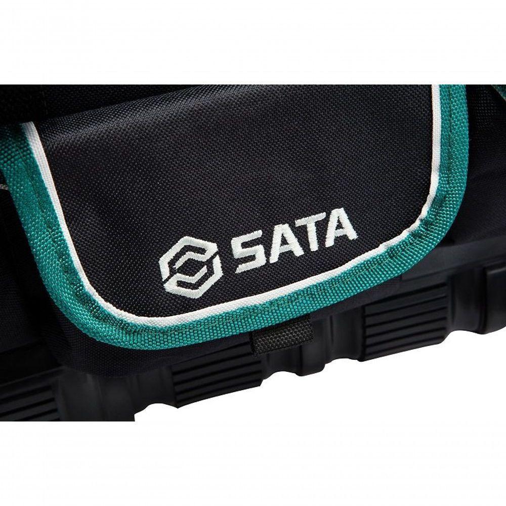 Bolsa De Ferramentas Tipo Bau Em Nylon 16 Sata St95185sc - 2