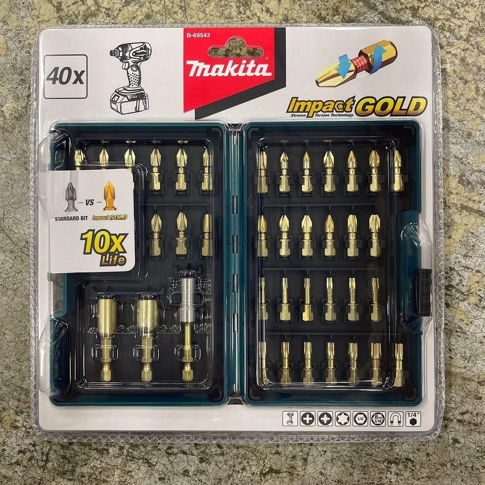Jogo De Bits-pontas 25mm 40 Peças Impact Gold Makita B-69543 - 3