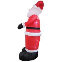 Papai Noel Inflável Elétrico Natal Com Braço Mecanico Festas Fim De Ano Gigante Led Luz Decoração Natalino - 8