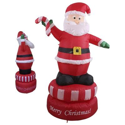 Papai Noel Giratorio Inflavel Natal Decoraçao Natalino Casa Loja Predio Shopping Fim De Ano Evento Festa Comemoraçao